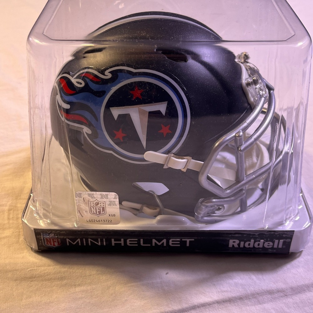 Riddell Mini Helmet Tennessee Titans OS Navy NEW Speed Replica